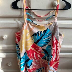 Laundry By Shelli Segal Multicolor Tropical Tank Top